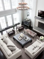 Living Room Design With Two Armchairs