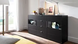Large chests of drawers in the living room photo