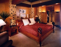 Bedroom in Egyptian style photo