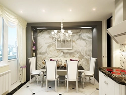 Photo wallpaper for the kitchen dining area photo