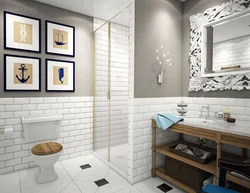 Bathroom tile interior