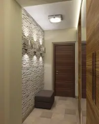 Two corridors in the apartment design