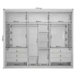 Wardrobe contents dimensions photo