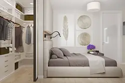 Bedroom 12 sq m with dressing room photo