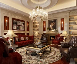 Luxurious living room interiors