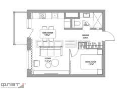 Дизайн 1 комнатной квартиры 38 кв м с кухней