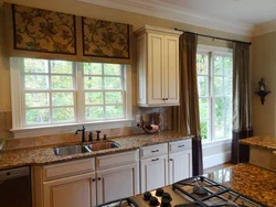 Long window in the kitchen photo