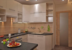 Kitchen design in a 6 by 6 house