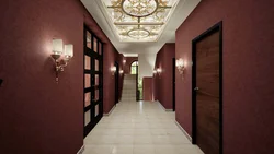 Dark Brown Hallway Photo