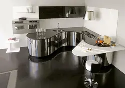 Interior semicircular kitchen