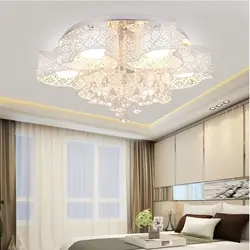 Chandeliers for the bedroom with a suspended ceiling photo modern