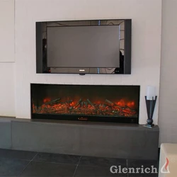 Камины электрические в квартиру недорого под телевизор фото