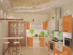Kitchen wall and ceiling design