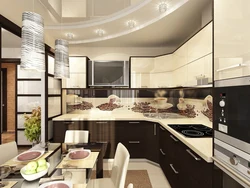 Milk chocolate kitchen design