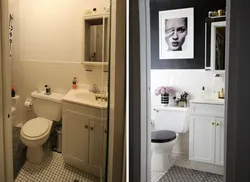 Bathroom design before after
