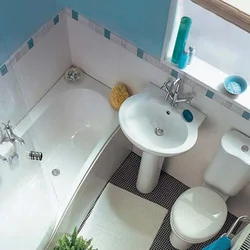 Раковинасыз дәретхана дизайны бар ванна