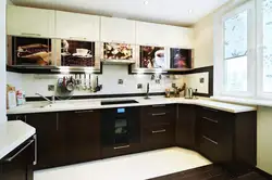 Kitchen in self-adhesive film before and after photos