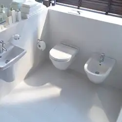 Bidet in the bathroom interior