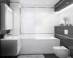 Bath design in one tone