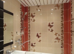 Tiles in the bathroom partially photo
