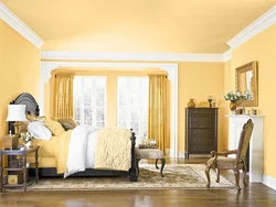 Sand-colored bedroom photo