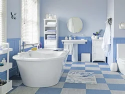 Какие цвета сочетаются с белым в интерьере ванной
