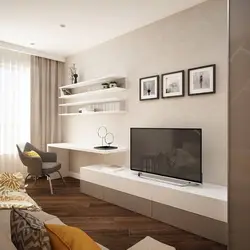 Living room design in apartment 20 with balcony