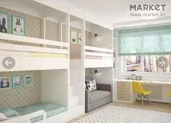 Bedroom design for three