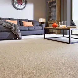 Flooring in the living room interior