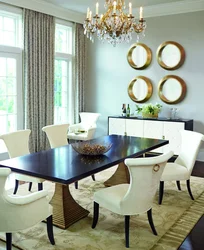 Обеденный стол в гостиную дизайн