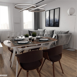 Dining table for living room design