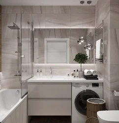 Different designs in one bathroom
