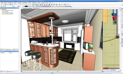 Creating kitchen design projects