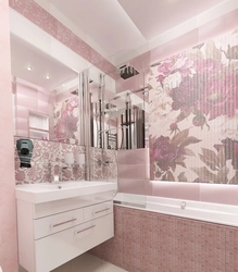 White Pink Bath Photo