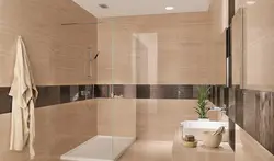 Bathroom interior ceramic tiles