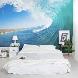 Дизайн спальни волна