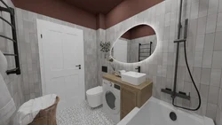 Дизайн ванной комнаты и санузла по размеру