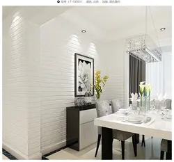 Белые обои на кухню в дизайне фото