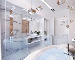Фото стильной ванной комнаты