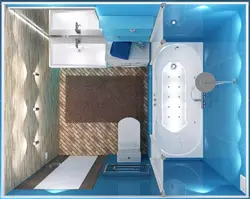 Дызайн Ваннага Пакоя З Туалетам 5Кв М