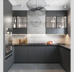 Kitchens in gray style photo