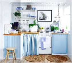 Кухни Голубого Цвета Фото В Интерьере