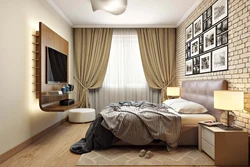 Bedroom interior design 16 sq.m.