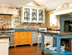 Kitchens in Provence colors photo