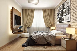 Bedroom design 15 sq m in modern style photo