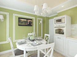 White olive kitchen photo