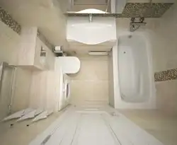 Bath interior 3 sq m with shower