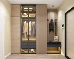 Hallway compartment in modern style photo