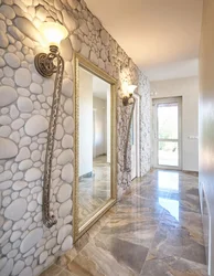 Hallway Decorative Stone Design Photo