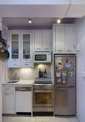 Кухня Встроенная Дизайн Маленькая Фото